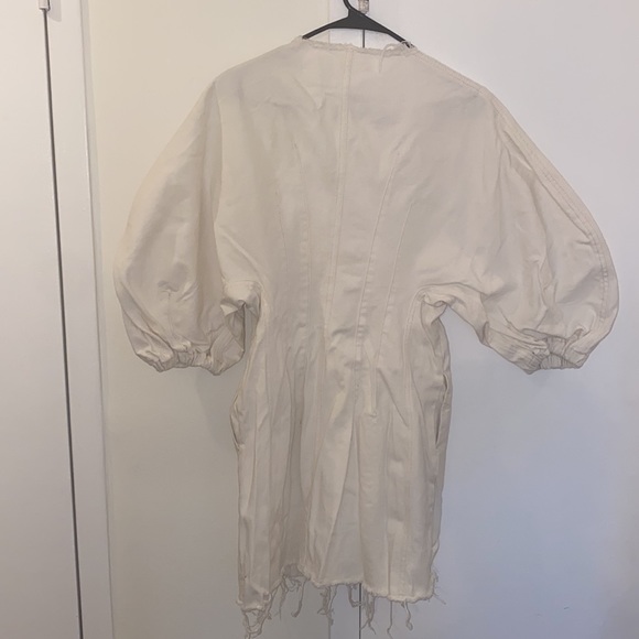 Corseted Denim mini dress - Picture 3 of 3